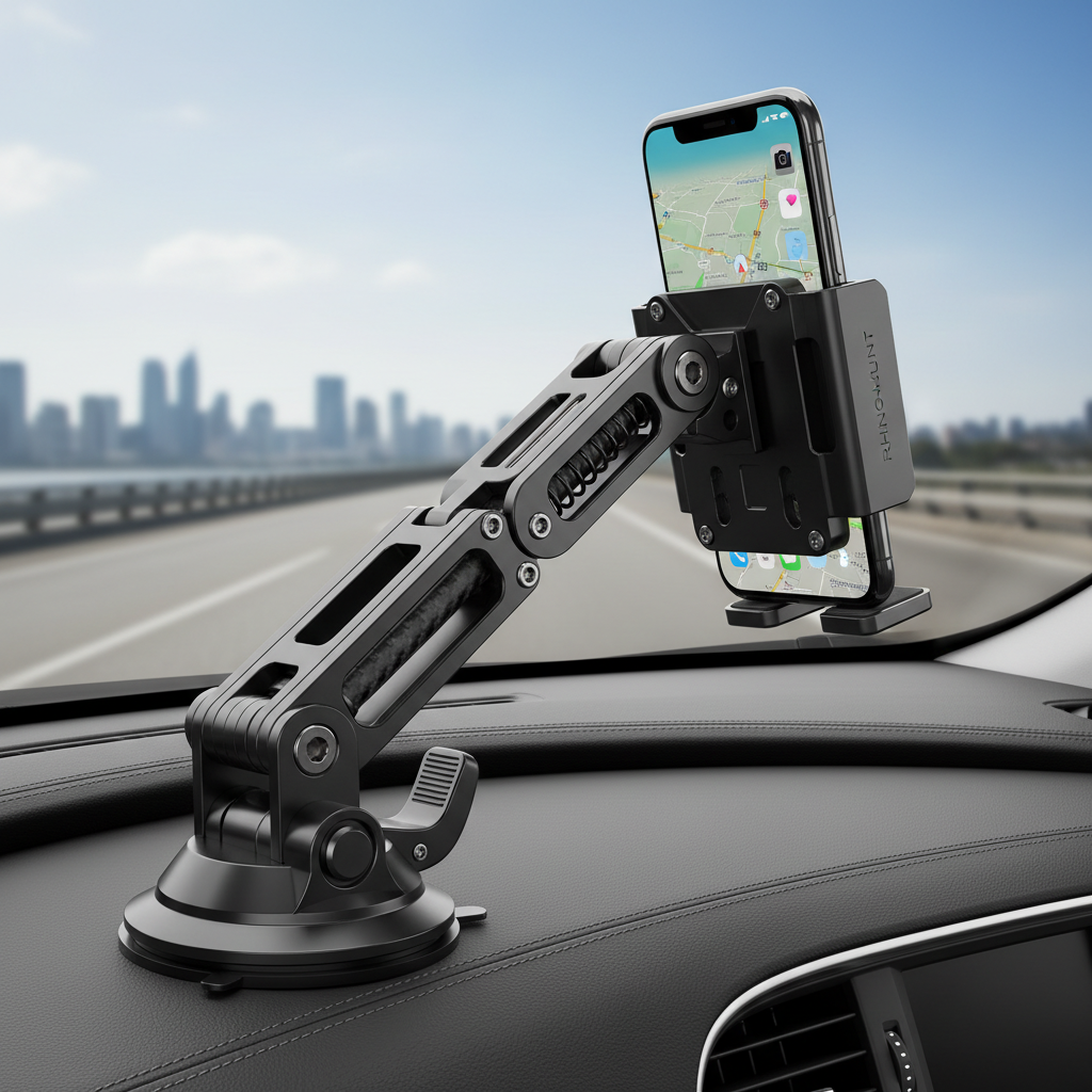 HTU ¡¾98+LBS Strongest Suction & Military-Grade¡¿ 2025 Ultimate Car Phone Mount¡¾Patent & Safety Certs¡¿ Cell Phone Holder Truck Stand for Dashboard Windshield Vent for iPhone 17 Pro Max Samsung (Black)