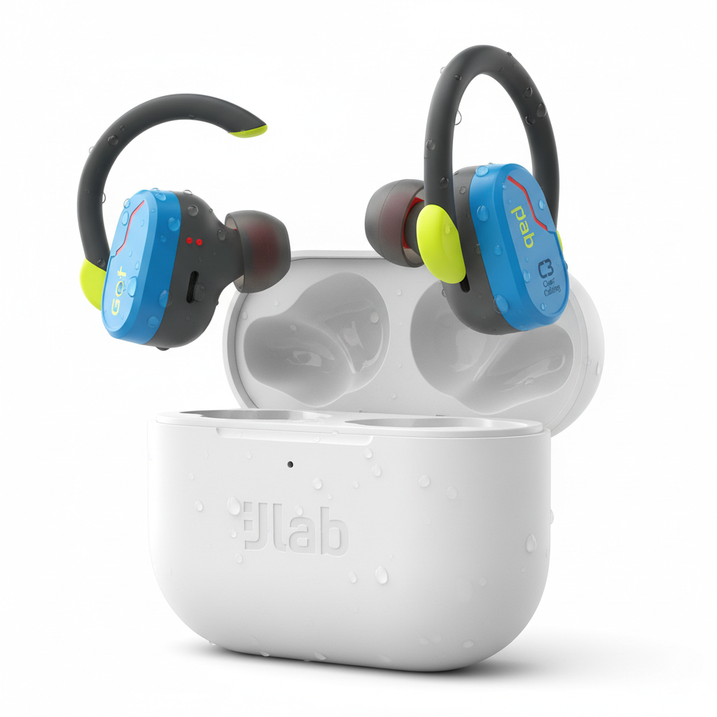 JLab Go Sport+ Wireless Workout Earbuds Featuring C3 Clear Calling