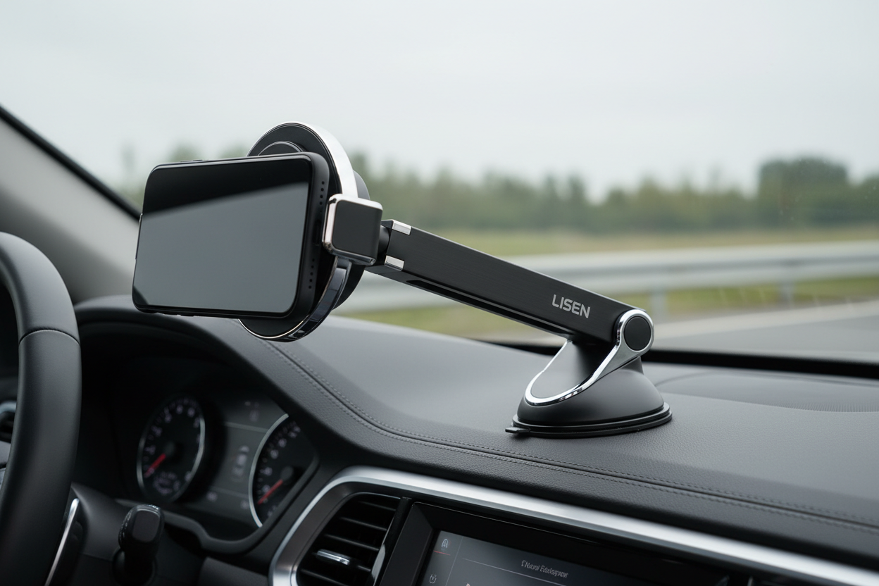 LISEN Vacuum Magnetic Car Phone Holder