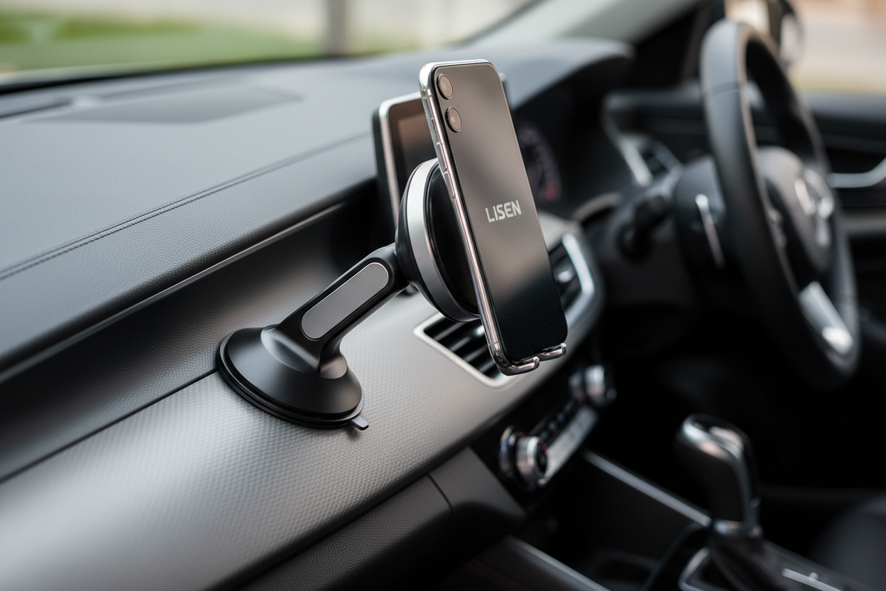 LISEN Vacuum Magnetic Car Phone Holder