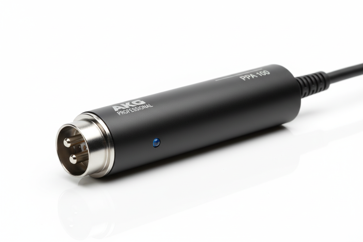 Luwecf Phantom Power Adapter 3Pin Professional Male Adapter for AKG Condenser Mic