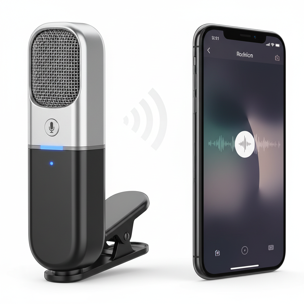 MAYBESTA Wireless Mini Microphone for iPhone