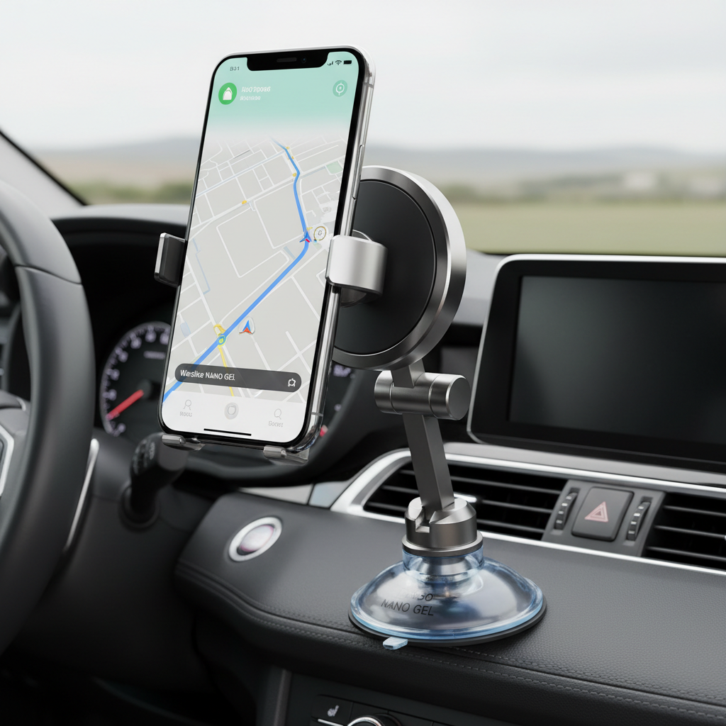 MSXTTLY Vacuum Magnetic Phone Holders for Your Car 2026 Suction Cup Phone Mount with Washable Nano Gel Pads 360¡ã Adjustable Phone Mount Unlock More Scenes