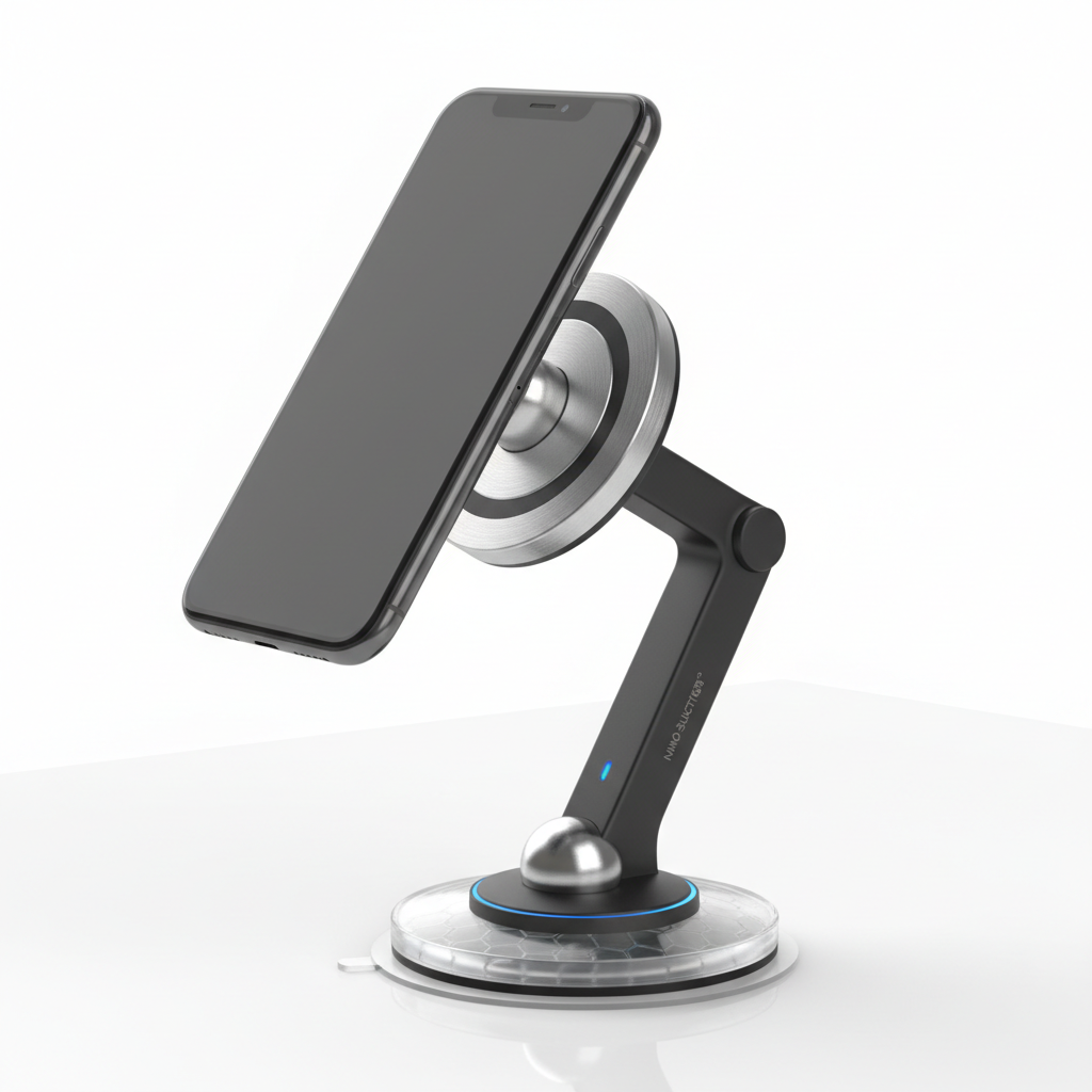 snanlen Upgraded 360¡ã Nano Gel Vacuum Magnetic Phone Holder