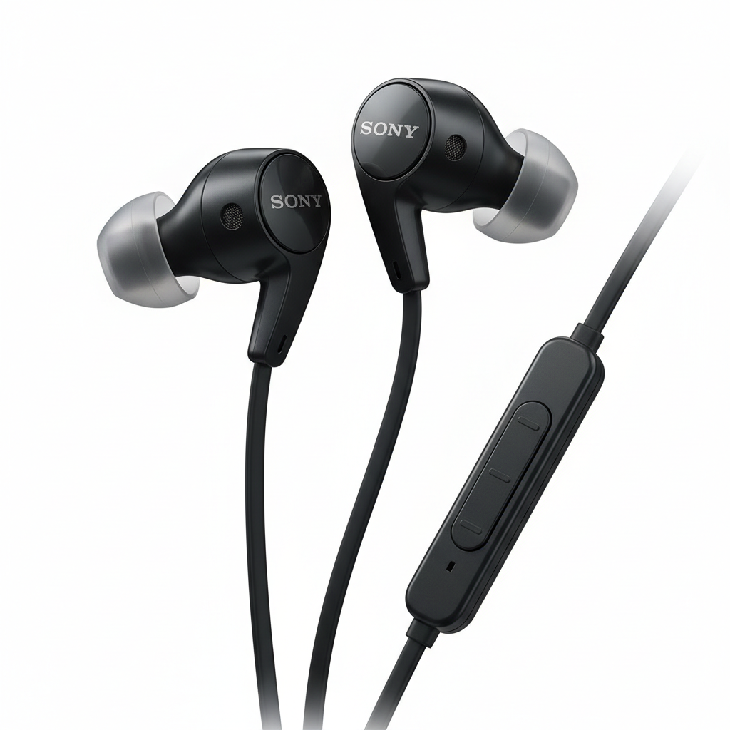 Sony MDREX15AP In-Ear Earbud Headphones with Mic