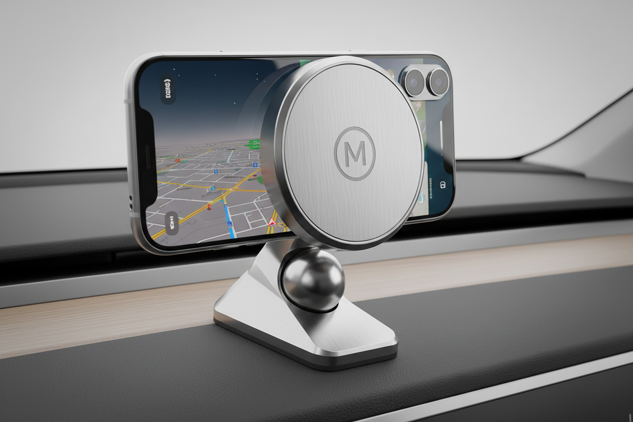 Syncwire Fits MagSafe Car Mount for Car Dash&Tesla Screen[All-Metal] Magnetic Phone Holder