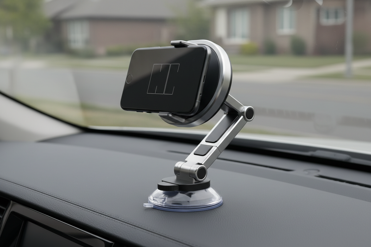Vacuum Magnetic Phone Holder for Car