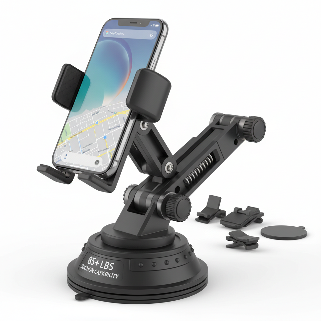 VANMASS¡¾85+LBS Strongest Suction & Military-Grade Ultimate Car Phone Mount¡¾Patent & Safety Certs¡¿ Cell Phone Holder Truck for Dashboard Windshield Vent for iPhone 17 Pro Max 16 15 Samsung