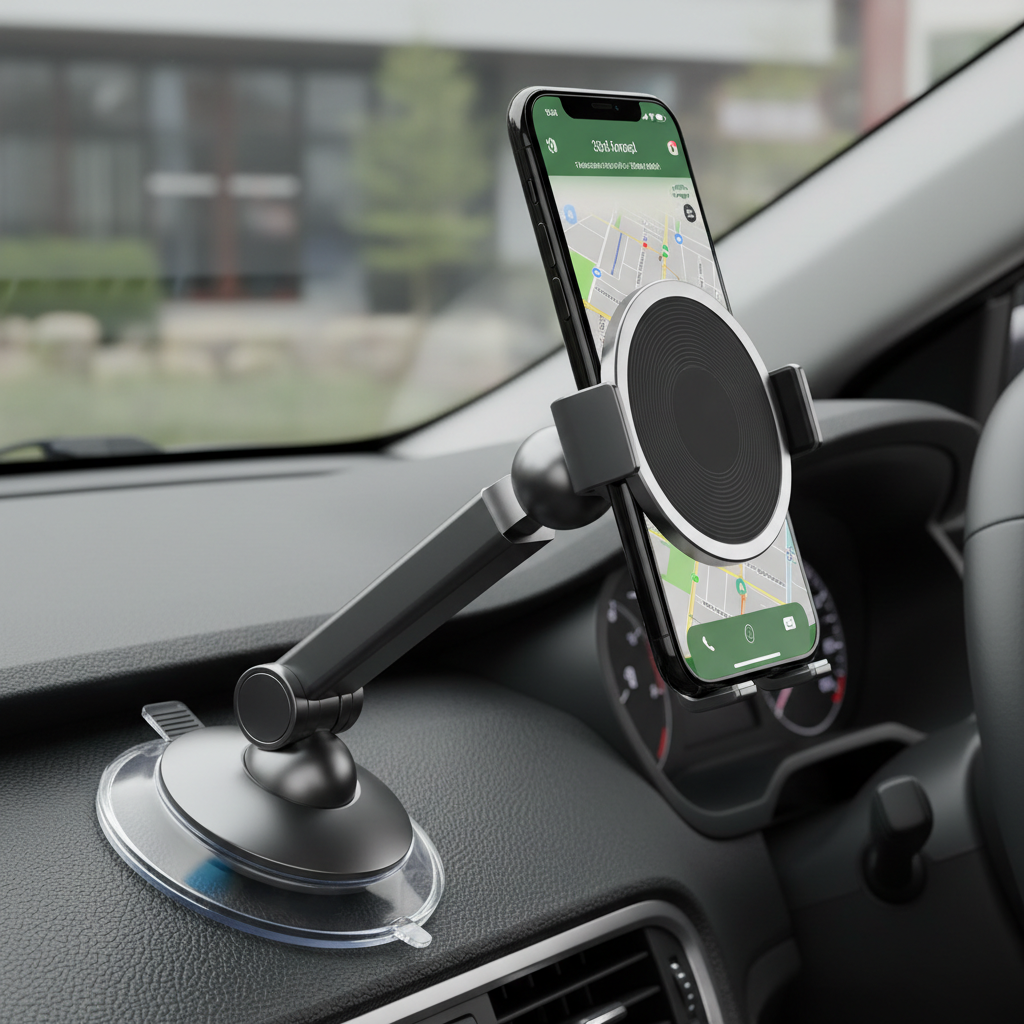 Wigoo Vacuum Magnetic Phone Holder for Car for Magsafe [80LBS Suction & 3000gf Magnetic] 360¡ã Adjustable Car Phone Mount